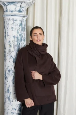 ALKEN COAT BROWN