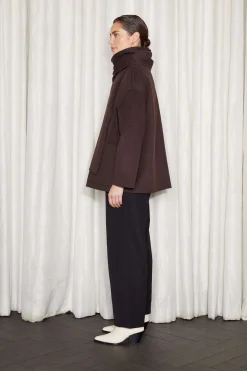 ALKEN COAT BROWN
