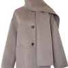 ALKEN COAT TAUPE