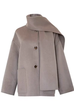 ALKEN COAT TAUPE