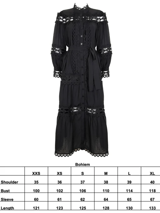 BOHIEM DRESS BLACK