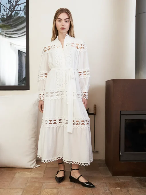 BOHIEM DRESS WHITE
