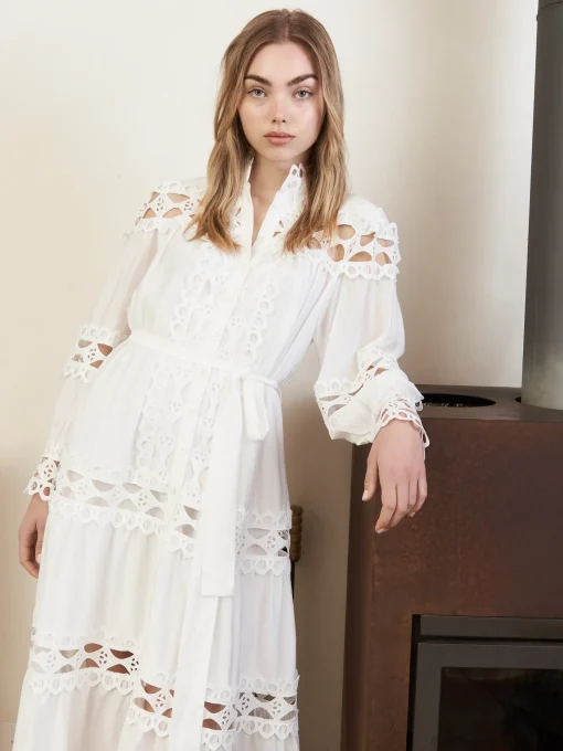 BOHIEM DRESS WHITE