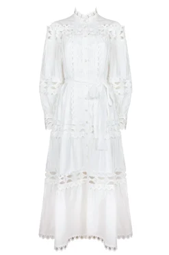 BOHIEM DRESS WHITE