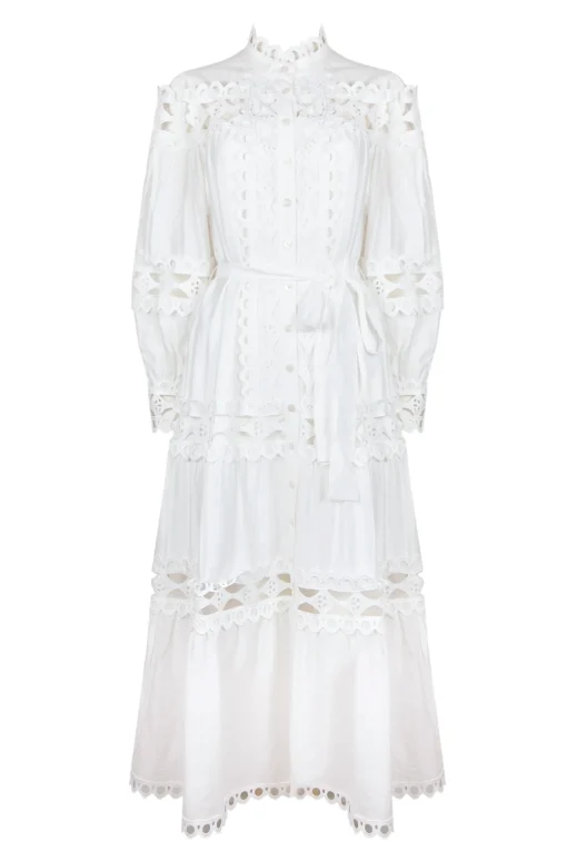 BOHIEM DRESS WHITE