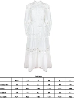 BOHIEM DRESS WHITE
