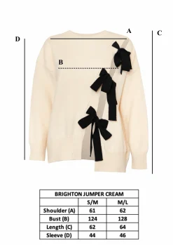 BRIGHTON JUMPER CREAM