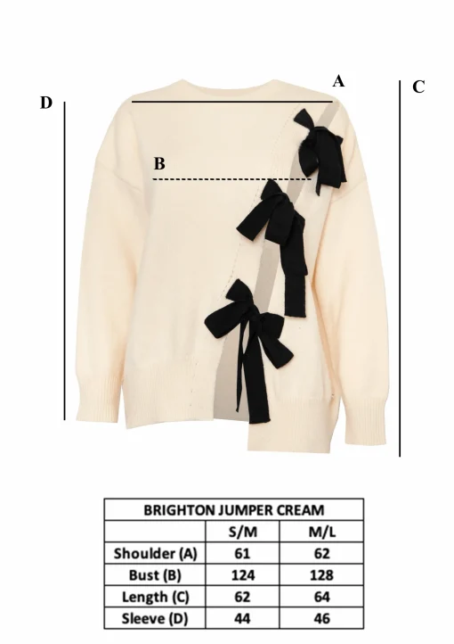 BRIGHTON JUMPER CREAM