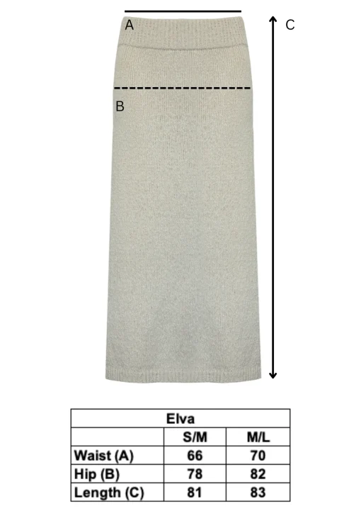 ELVA KNITTED SKIRT