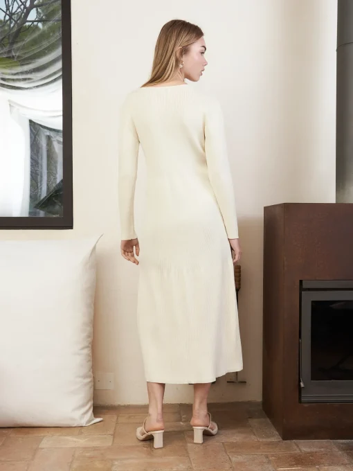 FLEUR KNITTED CARDIGAN CREAM