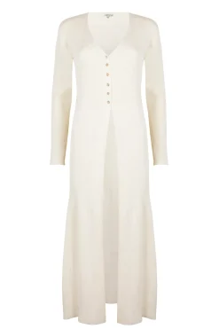 FLEUR KNITTED CARDIGAN CREAM