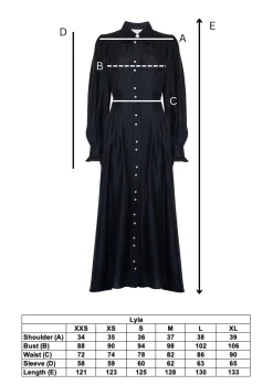 LYLA DRESS BLACK