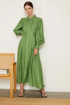 LYLA DRESS GREEN