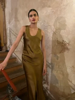 MARIYLN DRESS GOLD