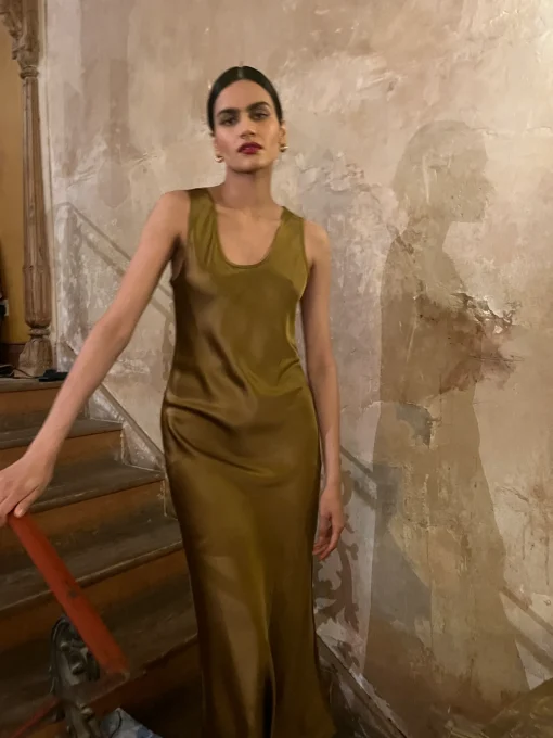 MARIYLN DRESS GOLD