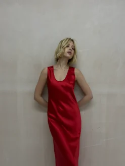 MARIYLN DRESS RED