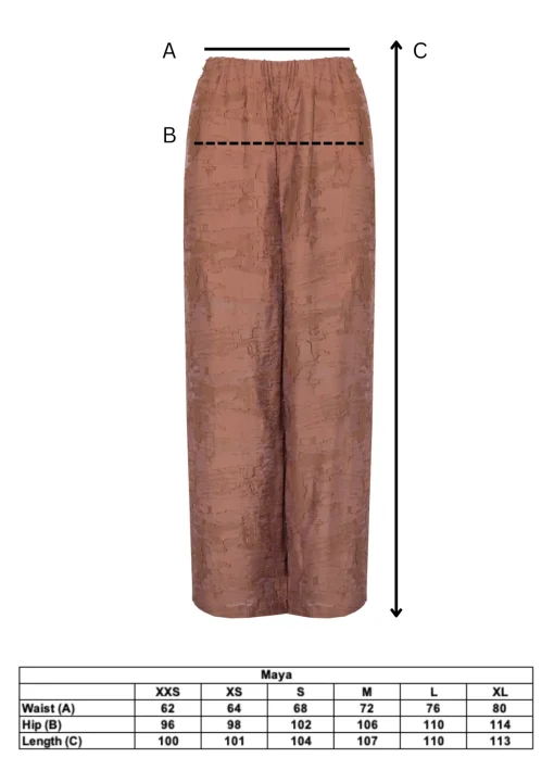 MAYA TROUSERS BRICK