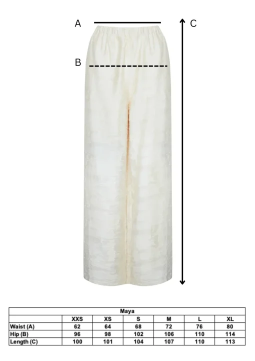 MAYA TROUSERS CREAM