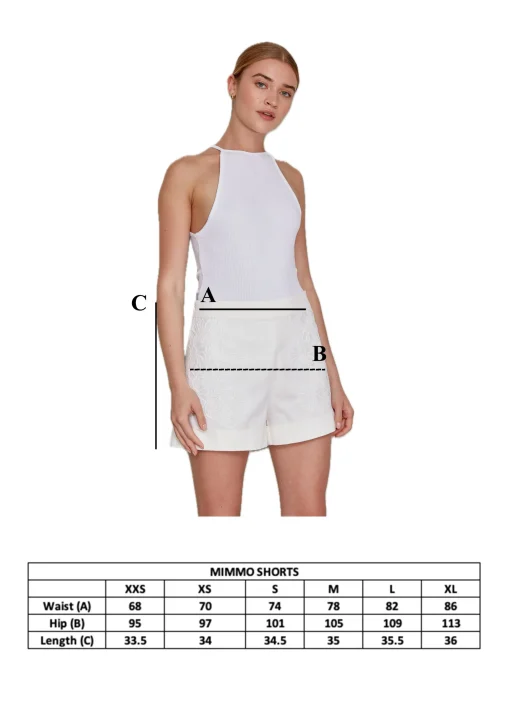 MIMMO SHORTS WHITE