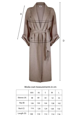 MODA COAT TAUPE