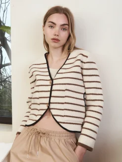 NED2 CARDIGAN BROWN