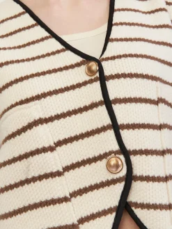 NED2 CARDIGAN BROWN