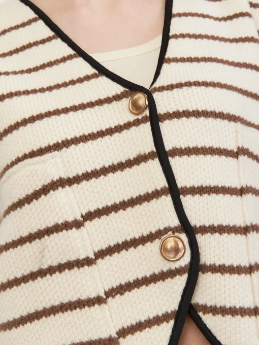 NED2 CARDIGAN BROWN