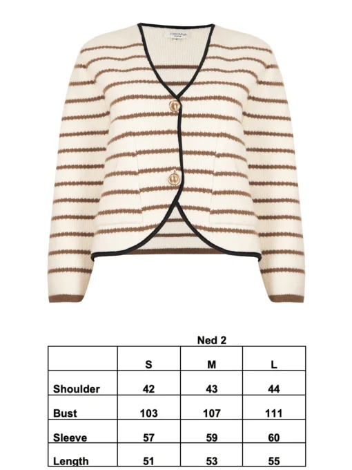 NED2 CARDIGAN BROWN