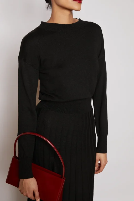 NOBLE KNITTED DRESS BLACK