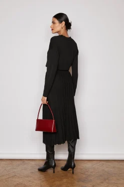 NOBLE KNITTED DRESS BLACK