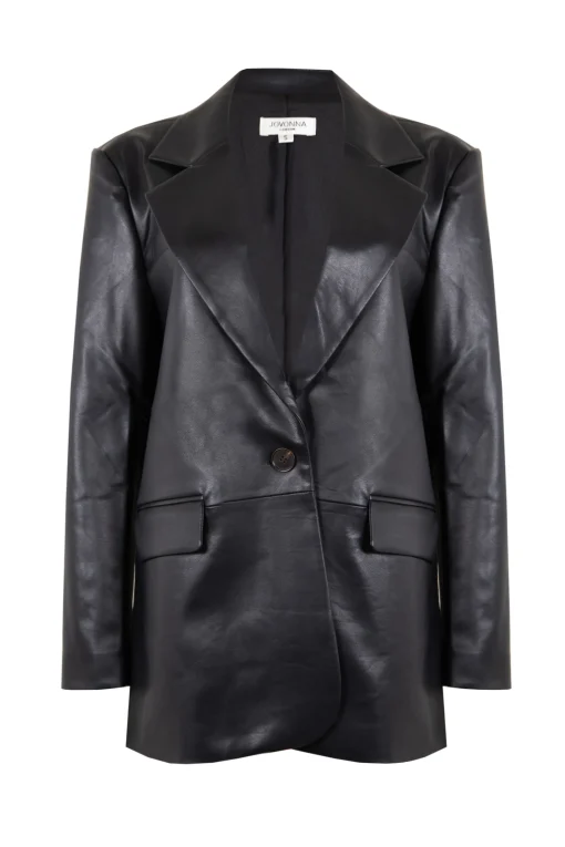 NOEL PU JACKET BLACK