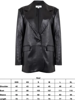 NOEL PU JACKET BLACK