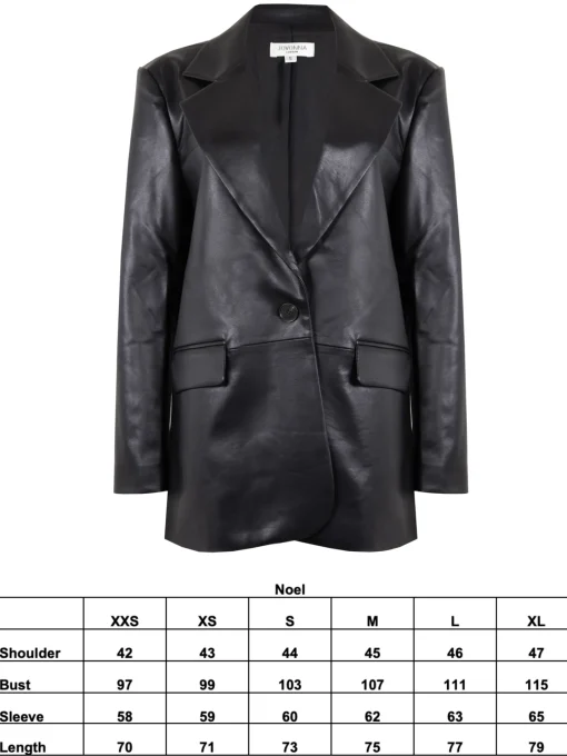 NOEL PU JACKET BLACK