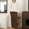 RACHEL SKIRT BROWN