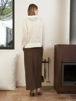 RACHEL SKIRT BROWN