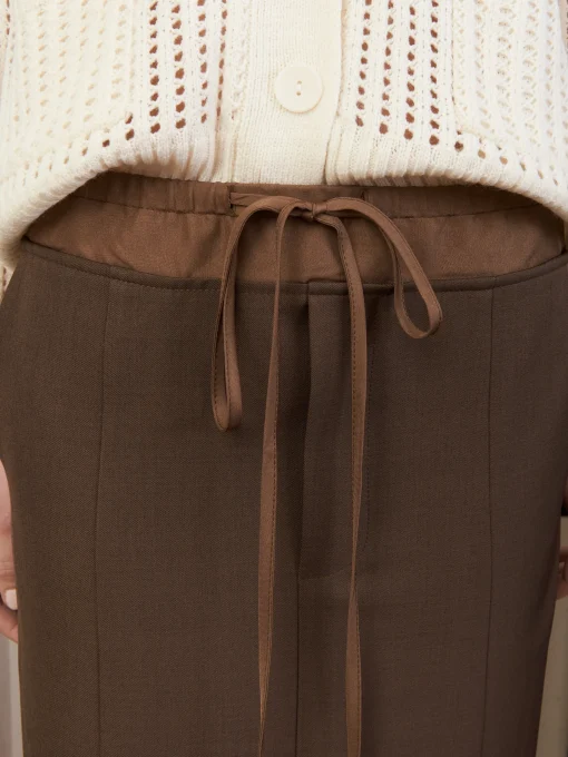 RACHEL SKIRT BROWN