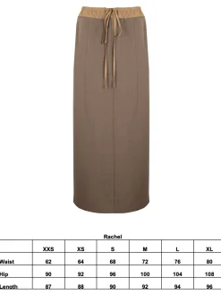 RACHEL SKIRT BROWN