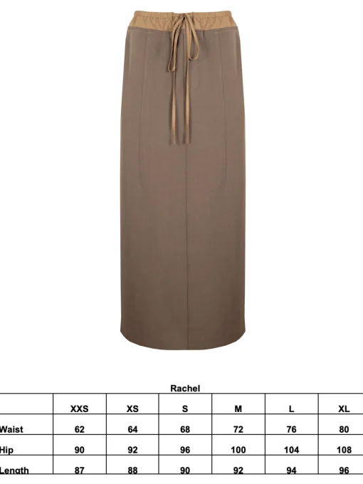 RACHEL SKIRT BROWN