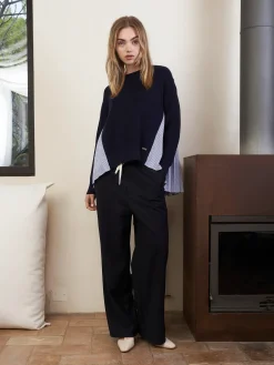 ROMA TROUSERS NAVY