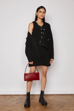 SELINA KNITTED DRESS BLACK