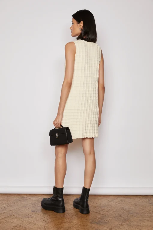 SELINA KNITTED DRESS CREAM