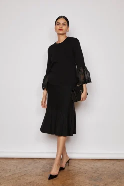 SKY KNITTED SKIRT