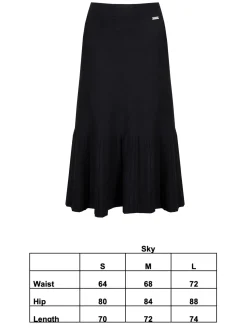 SKY KNITTED SKIRT