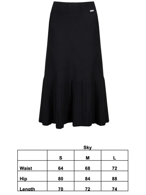 SKY KNITTED SKIRT