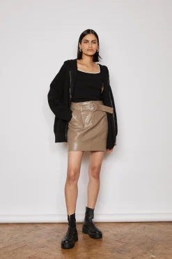 SMITH SKIRT TAUPE