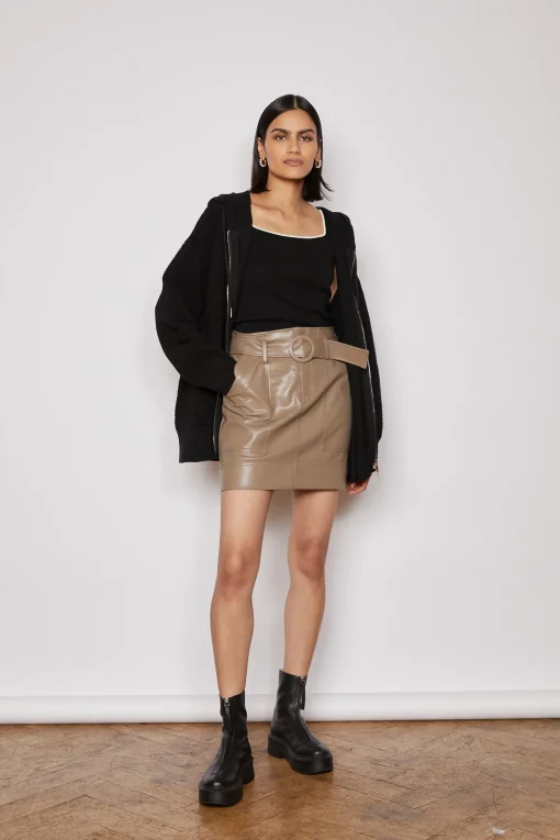 SMITH SKIRT TAUPE