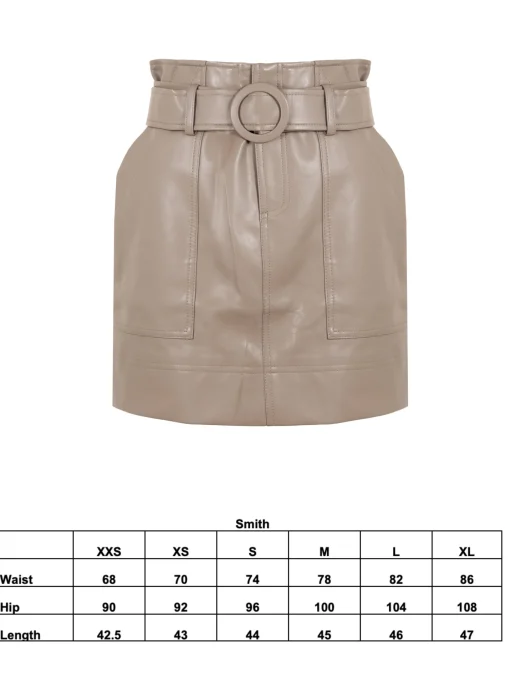 SMITH SKIRT TAUPE