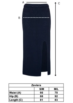 ZAVIERA KNITTED SKIRT